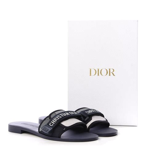 dior blue slides|Dior slippers women.